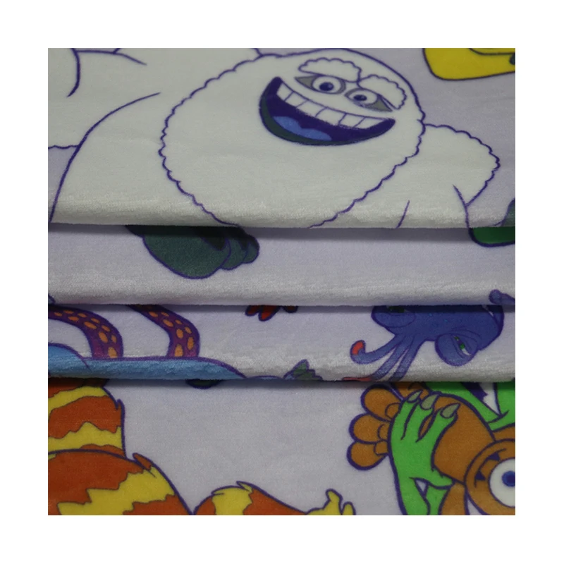  No MOQ Custom Digital Printing Soft Super Fabric For