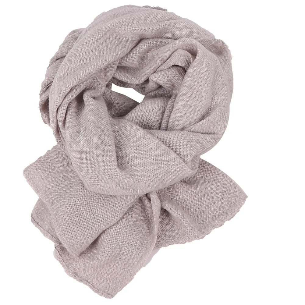 Cheap Wholesale Autumn and Winter Unisex Scarf Pure Color Comfortable Soft  Cashmere Scarf Shawl