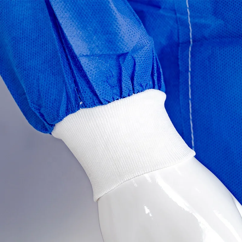 Non Woven Disposable Colored Visitor Hospital Uniform Lab Coat