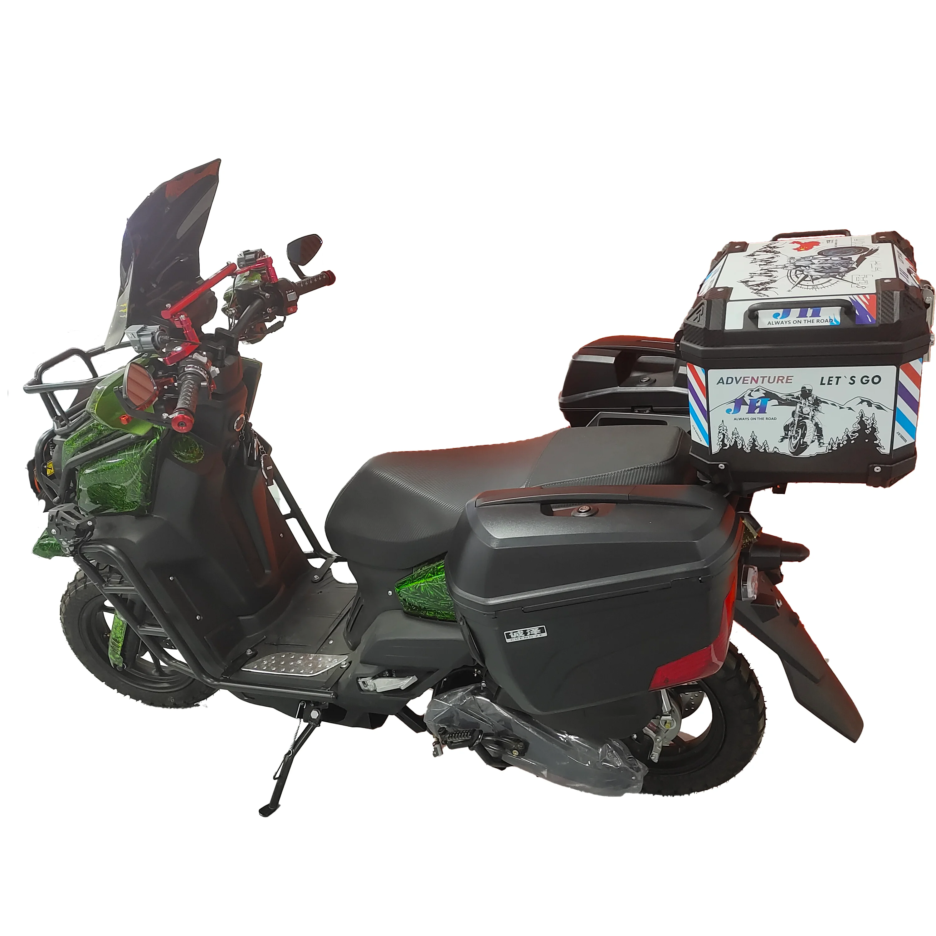 2024 New gasoline motorcycle 100km/h speed 125 Gates belt engine new tires, USB imburglar