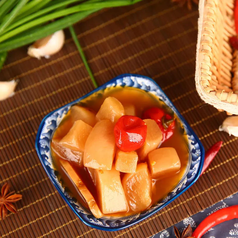 Qinma Sichuan Sour Sauce Pickled Radish Gravy for Duck Salt and Sour Duck Soup