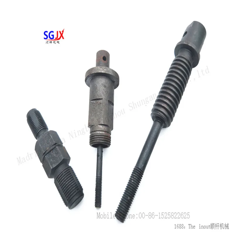 Production of mechanical parts oil plug tubing fasteners connected to the transmission parts