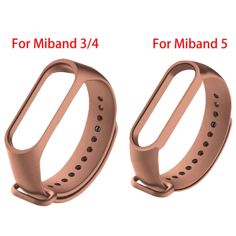 Watch Band Strap For Xiaomi 6 7, Sport Rubber TPU Smart Watch Bracelet Mi Band 3 4 5 Strap