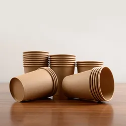 Custom logo printed disposable recycle 6oz 8oz 9oz 10oz 14 oz 16oz single double ripple wall hot coffee paper cups