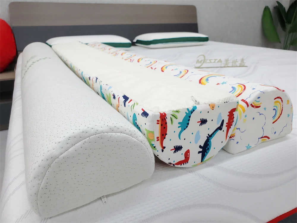 Wholesale Long Pillow Bed Rail for Toddler Memory Foam Bed Bumper for Baby Safety Bed Rail