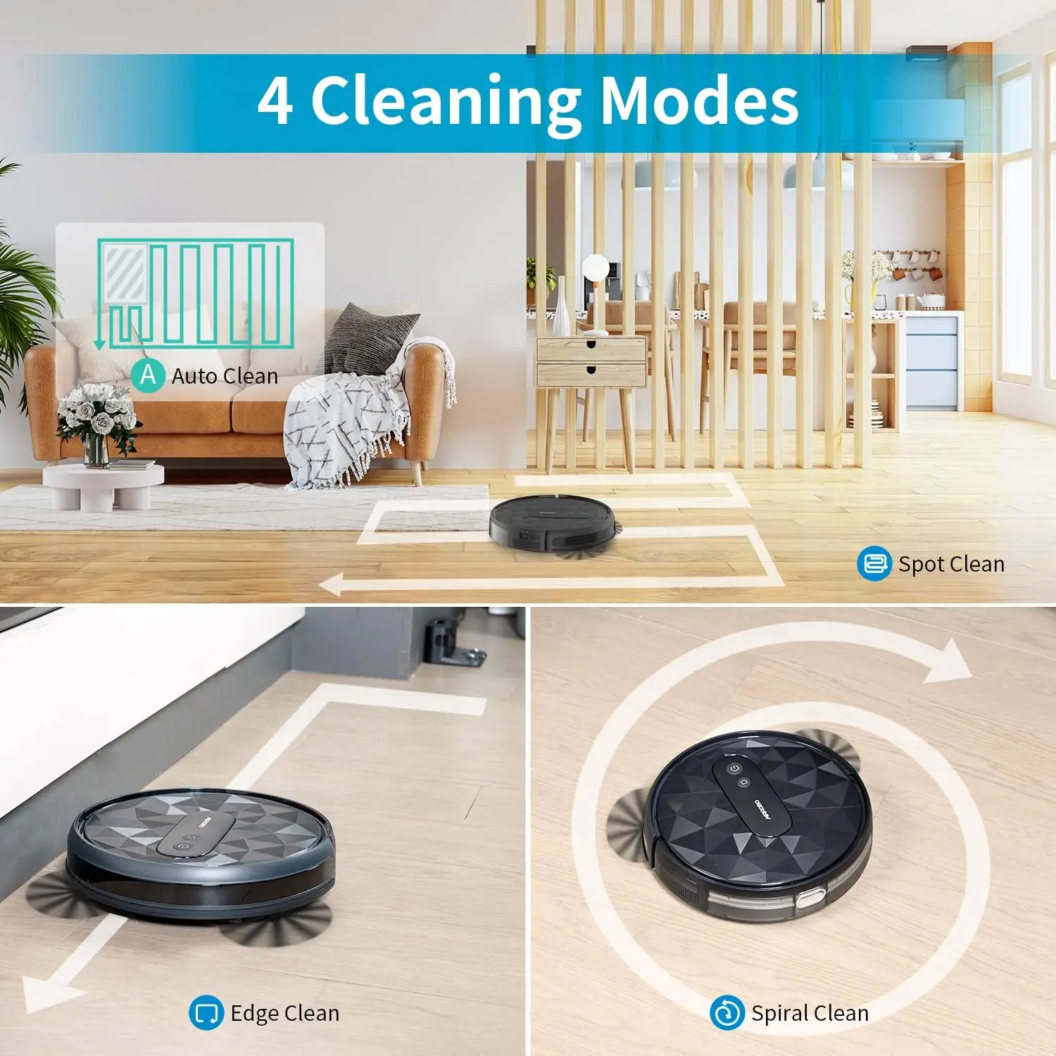 AIRROBO Fast Shipping Robot Vacuum Cleaner 2800Pa App Remote Control Voice With Alexa Google Home Limpiadora de robots Sweeper