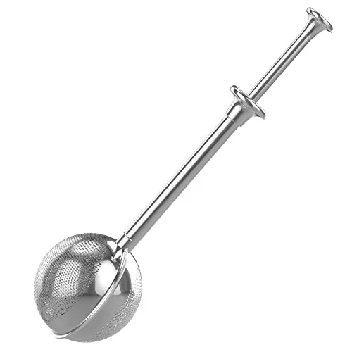 stainless steel loose tea ball shaped tea strainer infuser Stick wholesale