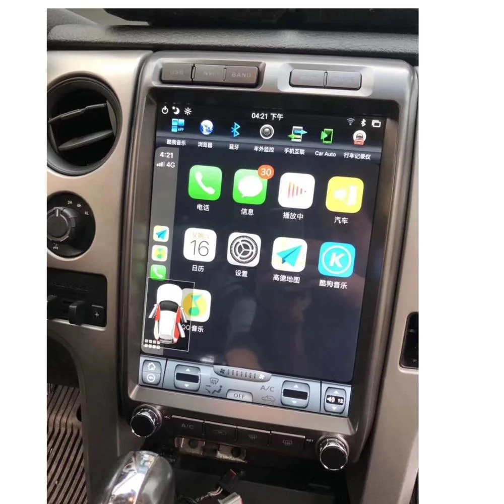  Автомобильный dvd-плеер PX6 13 дюймов android 9 0 gps-навигация для f150 2009-2013 стерео экран tesla автомобильный радио