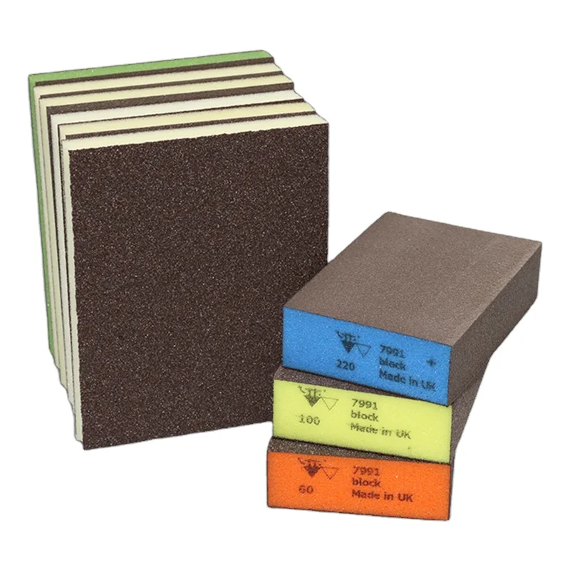 Factory direct sales of high-quality hand-polished sponge sandpaper sponge disc polishing sponge sand block
