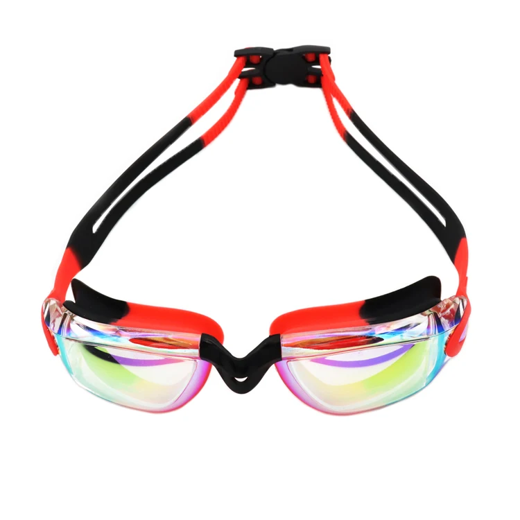 Child Funny Rainbow Color kids googles swimming goggles Anti Fog Mirrored Coating Kids Sports swimming Swim glasses