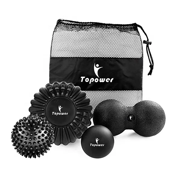 hand ball massage muscle recovery massage roller ball and spikey massage ball set