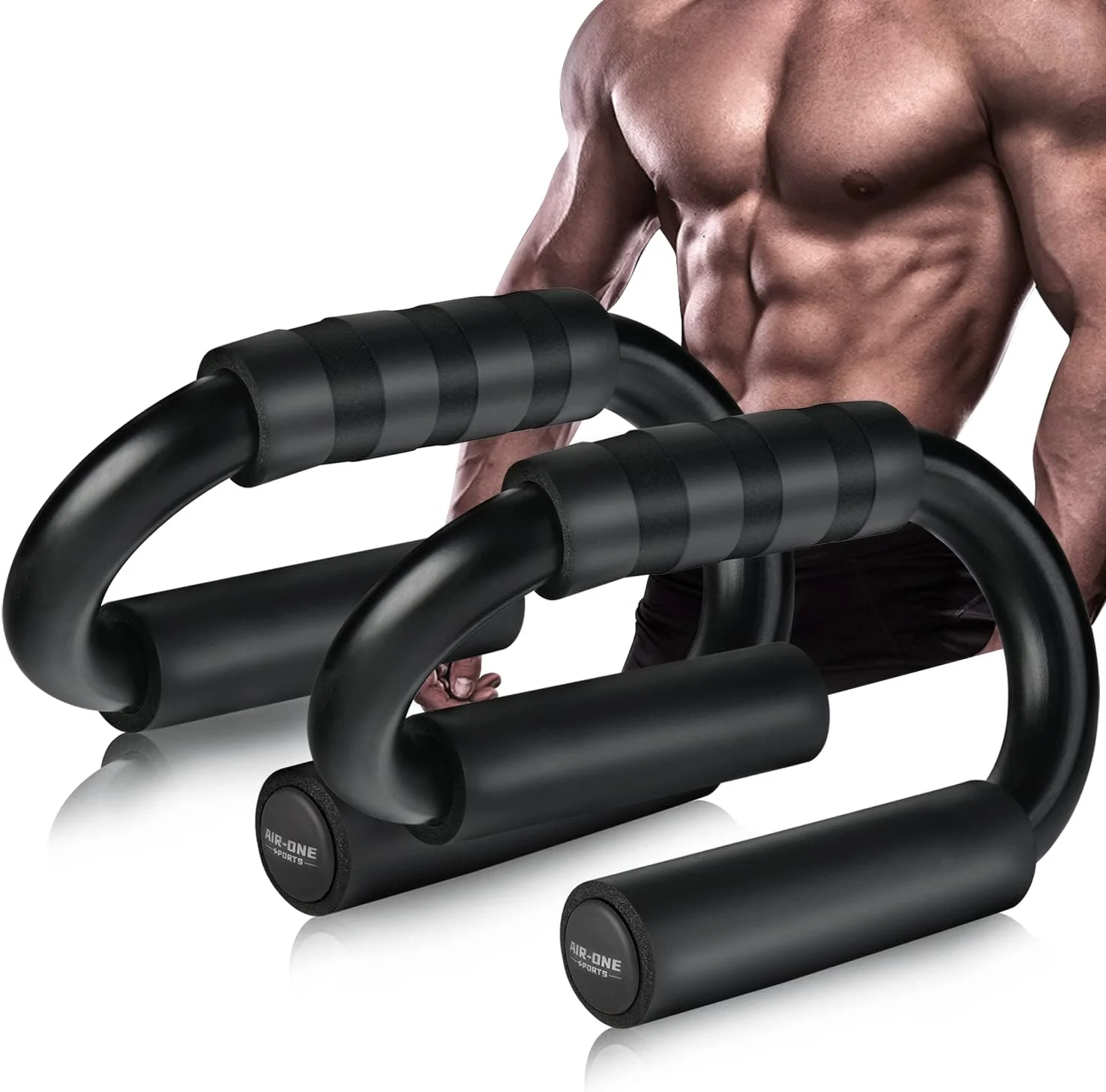 Push Up Bars Extra Thick Non Slip Foam Grip Unique Sturdy Structure push up stands Strength Training Home Gym S Push up Handles