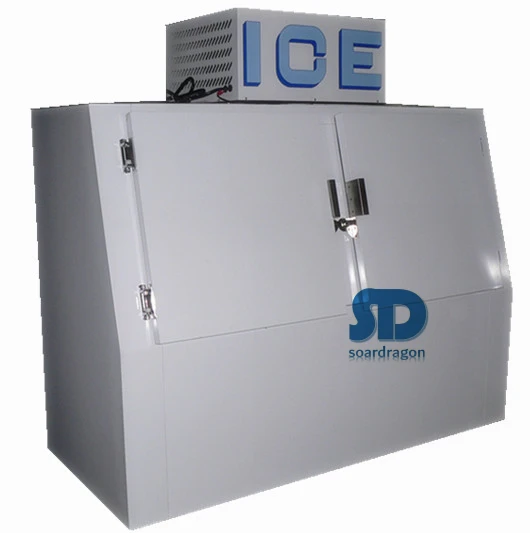 Best price -5C or -12 degree C optional low temperature industrial solid door vertical ice freezer
