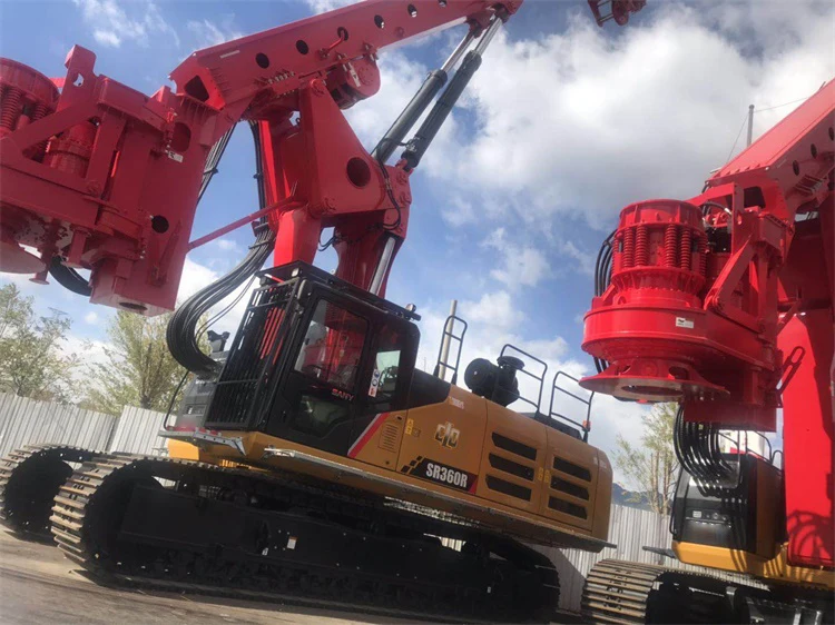 SR175-S Drive Geotechnical Percussion Head Hydraulic Piling Machine Borehole Rotary Drilling Rig with Factory Price