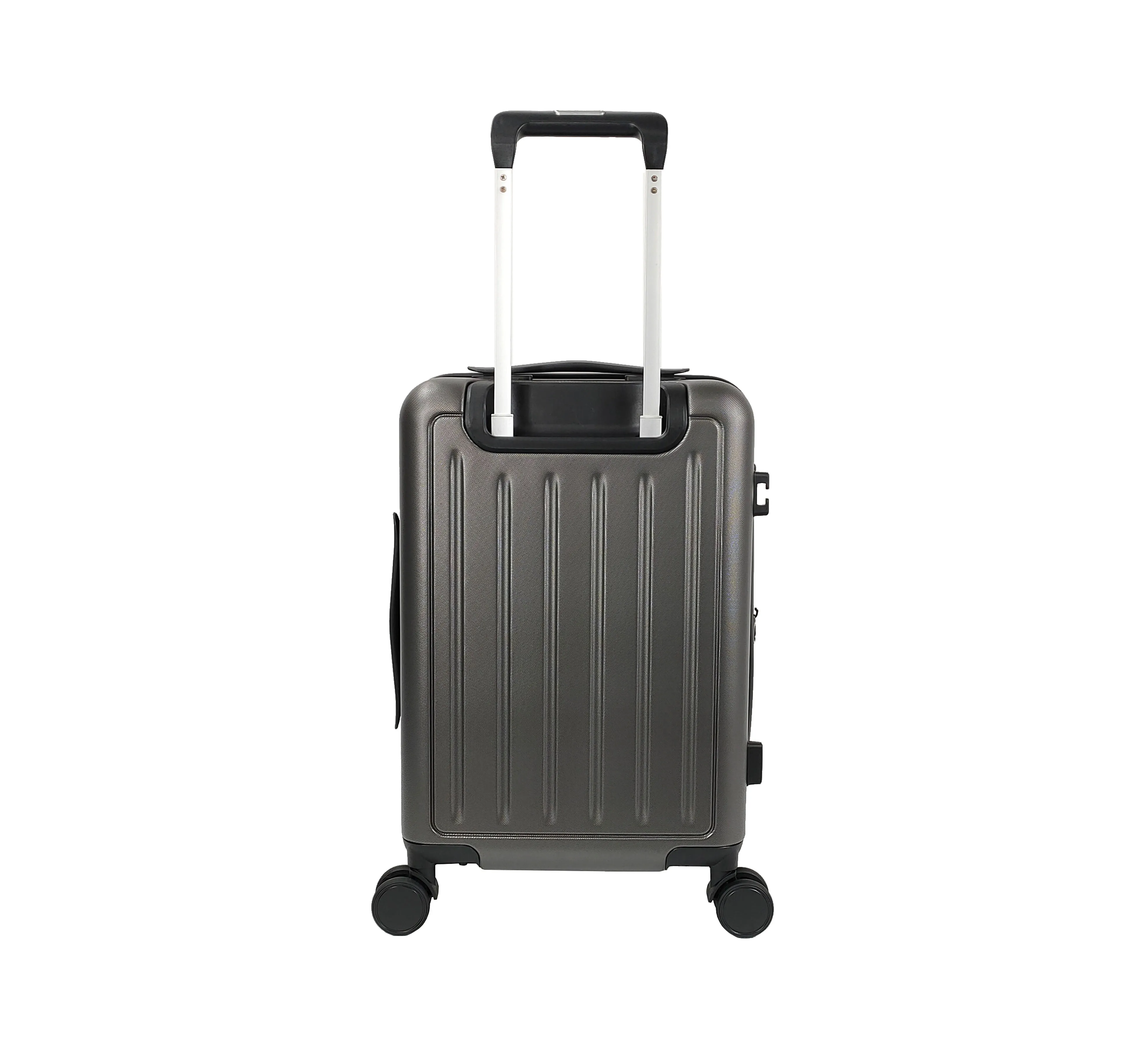 2024 New Design Scratch-resistant double zipper trolley bag office trolley bag front opening luggage for Travel Business