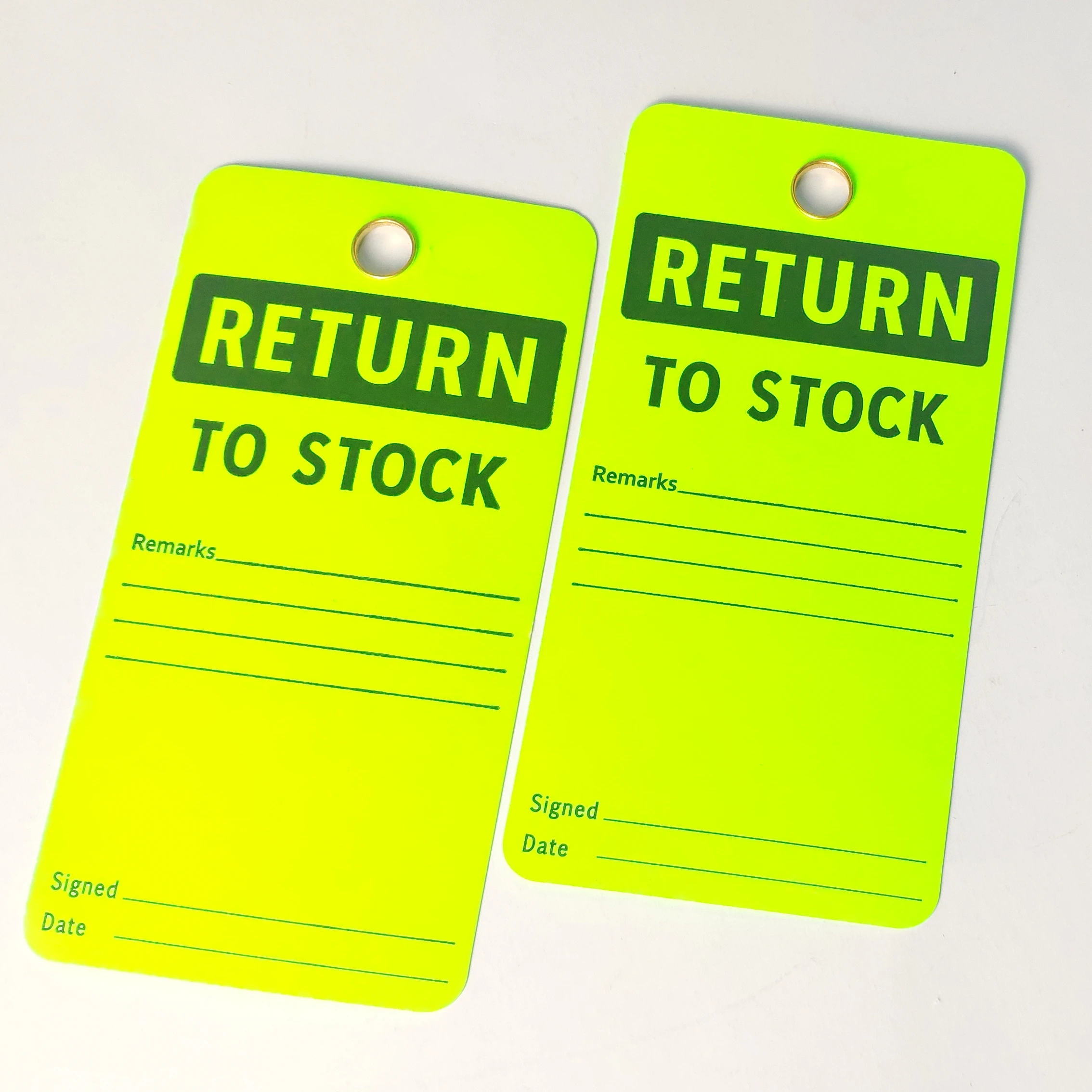 Custom Paper Warning Tag Plastic Waterproof Lockout Signs Tagout Tags