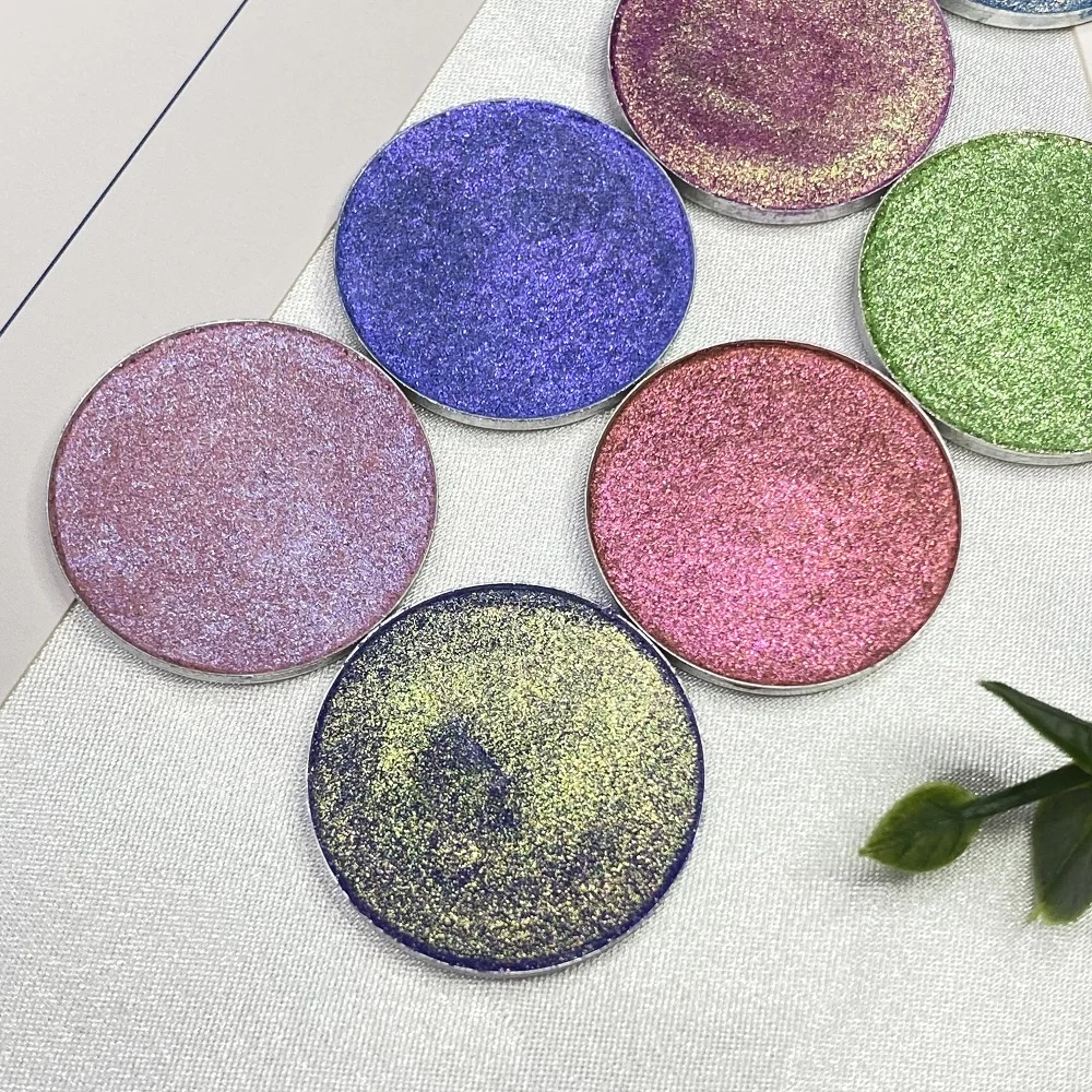Подгонянная многохромная палитра теней для век oem макияж высокий пигмент водостойкая жемчужная частная этикетка