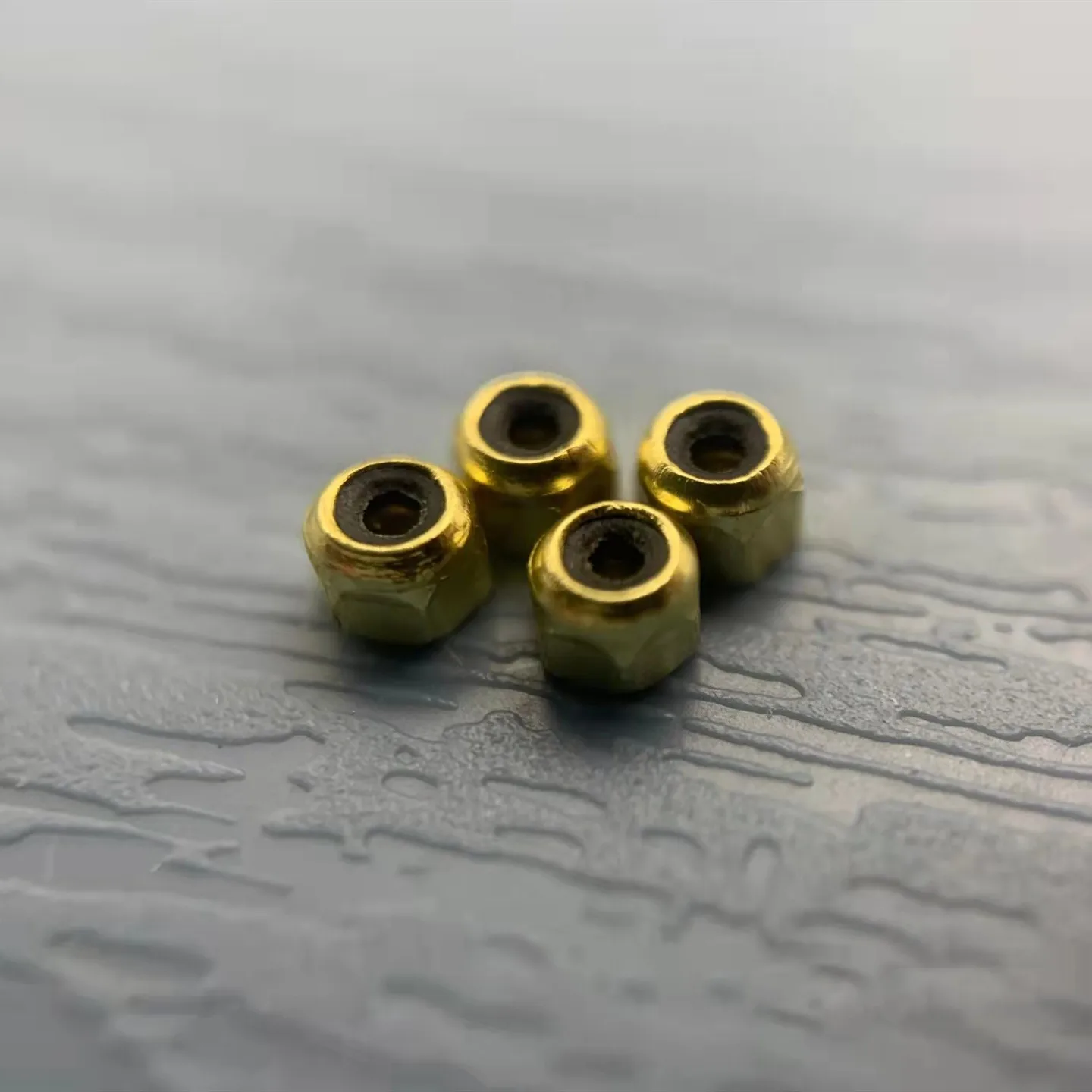 Gold sliver black self lock nuts fingerboard locknuts