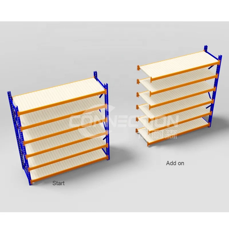 Long Span Bolted Racks Industrial Shelves Heavy Duty adjustable warehouse shelving