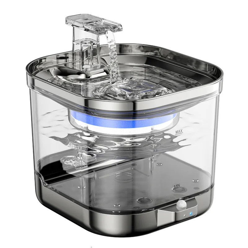 Pet water dispenser wireless intelligent charging cat feeding water fountain automatic water dispenser supplies