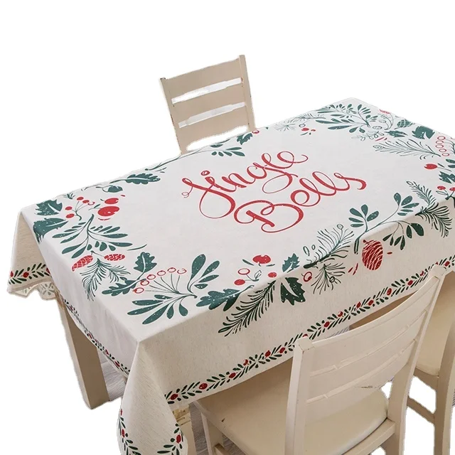 No Peculiar Smell Water Proof Oil Proof Vinyl Environmental Protection Printed Plastic Coated PVC Tablecloth