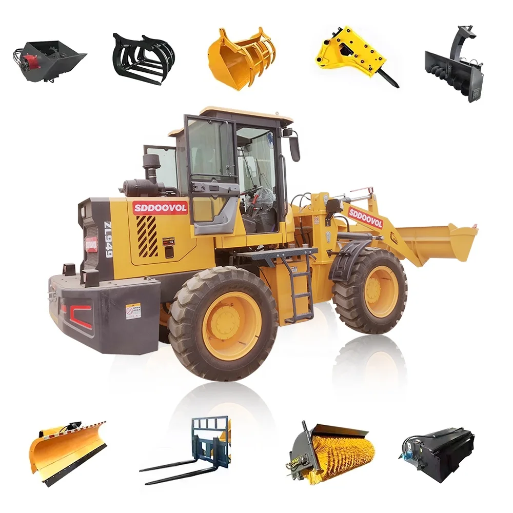 Front End Wheel Loader China 3cbm Farm Pay Loaders 3 Ton Construction Chinese Wheel Loader Price