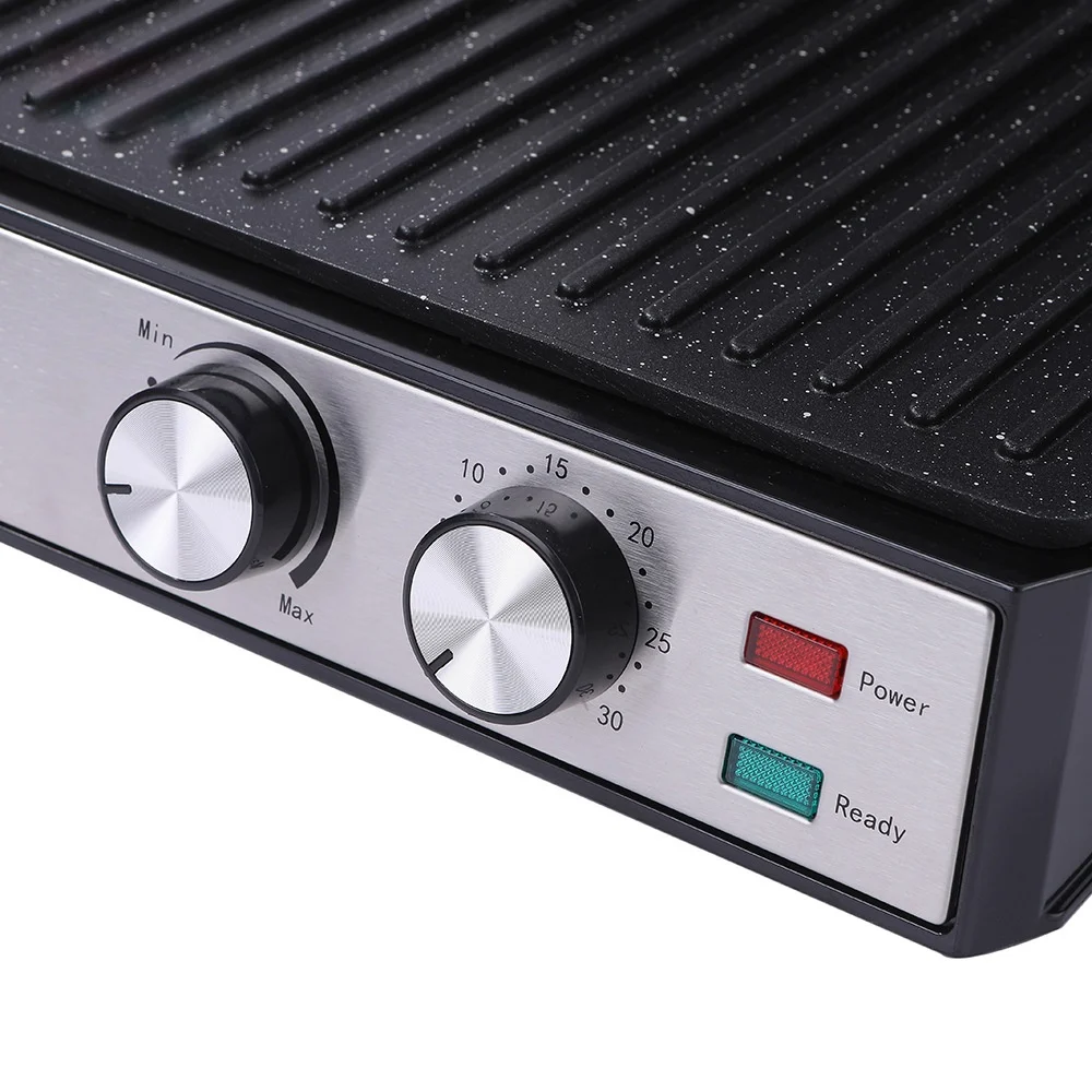 Heated Electric Pie Pan Toaster Oven Detachable Non-Stick   Grill Steak Sandwich Waffle  Household Use