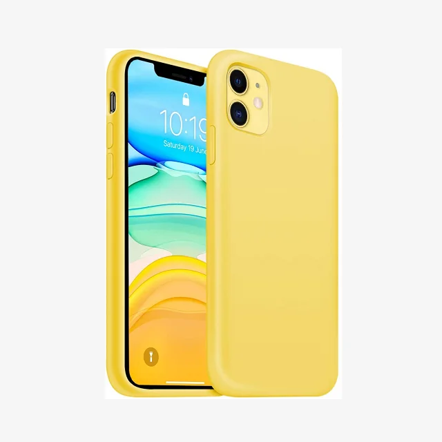 Crystal Liquid Silica gel  Mobile Phone Case for Iphone 11 6.1inch