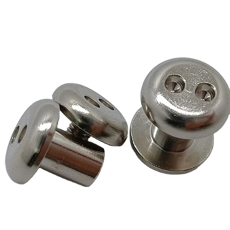 CNC anti-theft security bolt two-ending lock snake eyes screw stainless steel high protection male and female security lock bolt