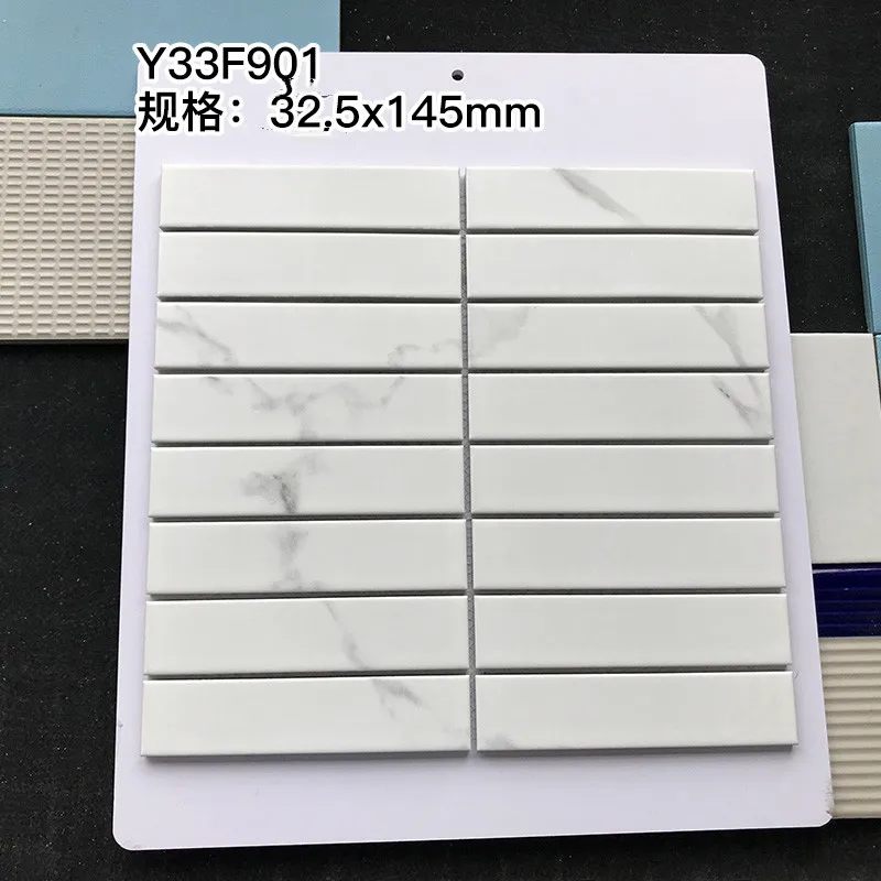 White carrara marble mosaic tile