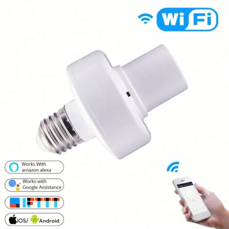 Держатель для лампы с поддержкой Wi-Fi Цоколь
