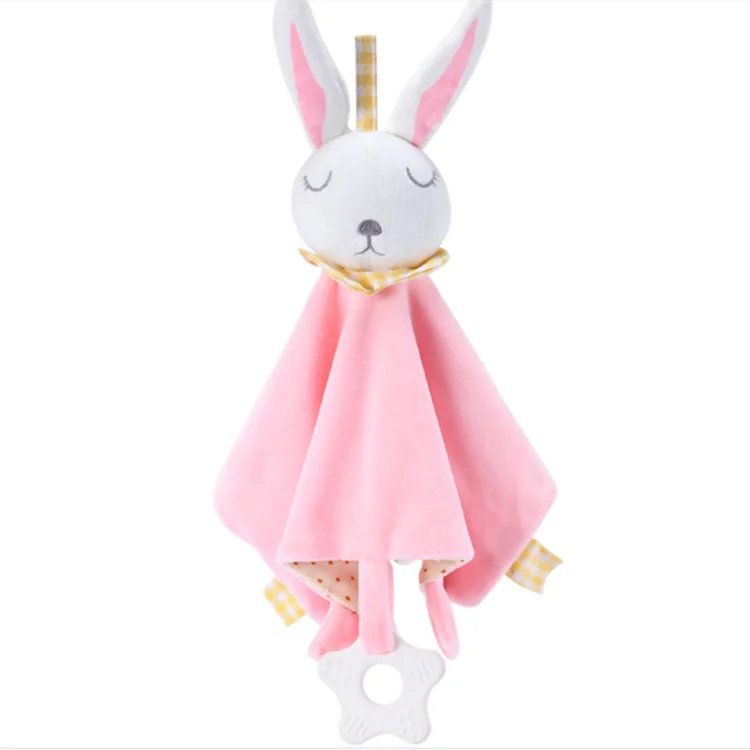 Comforter Baby plush Rabbit toy security Blanket soft toys