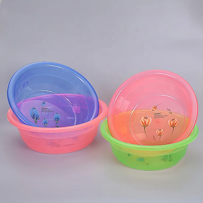 
8inch-18inch Very cheap durable colourful bathroom pocket basin plastic 