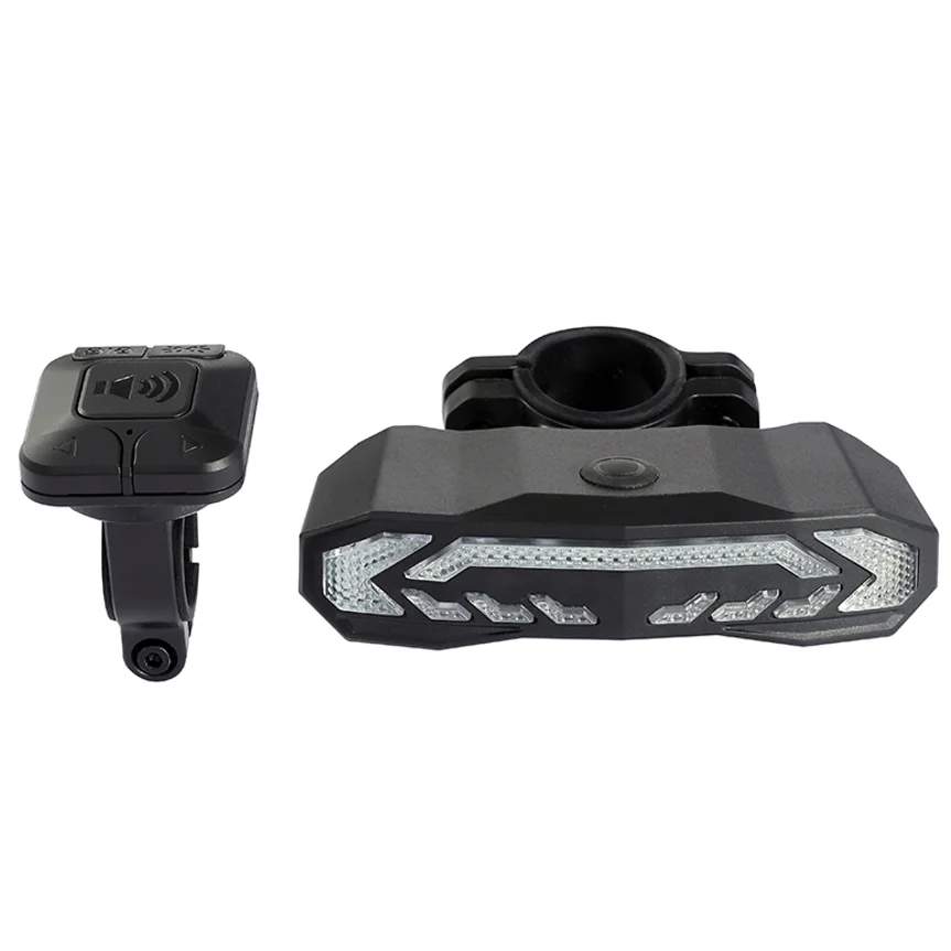 New Arrival  Brake Light Usb type c Rechargeable Bicycle Led Smart Bike Turn Signals And Tail Safety Light With Warning Laser