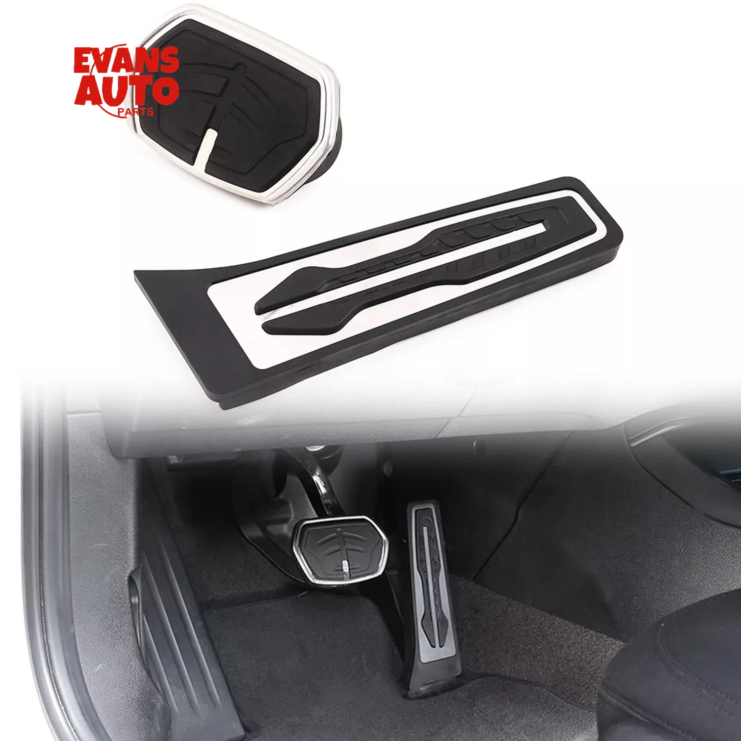 Car Brake Cover Car Car Rest Pedal Brake and Gas Pedal Covers stripe foot For bmw Pedal Covers