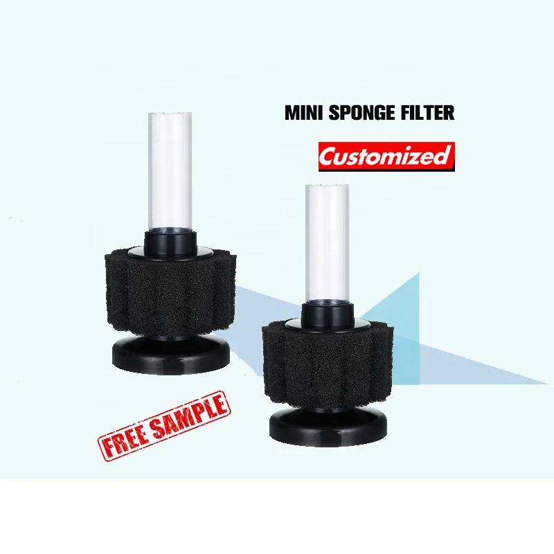 XY-2833 Smallest Water Aquariums Fish Tank Mini Bio Sponge Filter Accessories supplier with good price