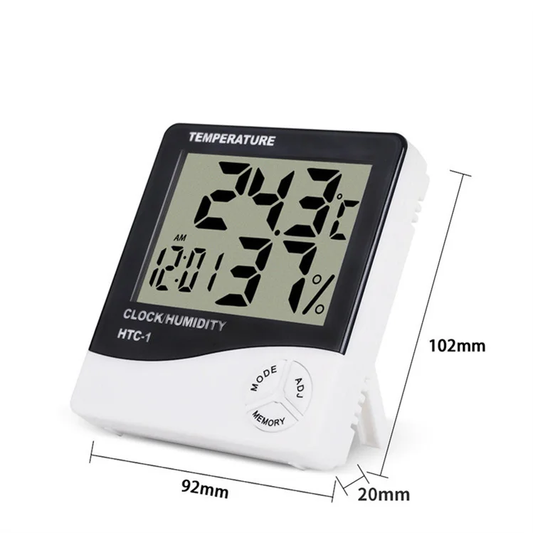 High Quality Indoor Room LCD Electronic Temperature Humidity Meter Weather Station Digital Thermometers Hygrometer