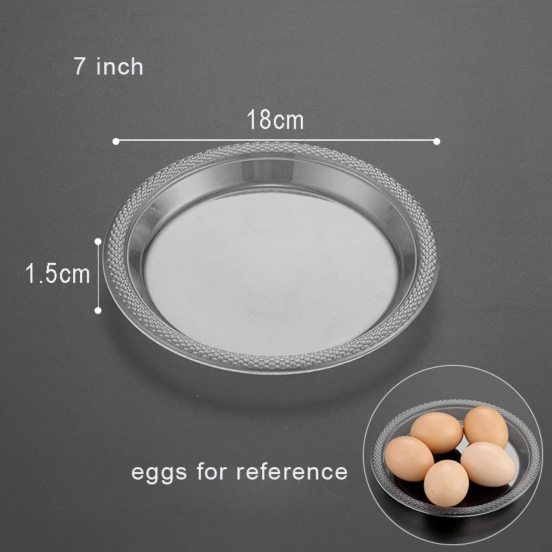 
7 дюймов ясного ресторана холодной посудомоечная машина для изготовления круглых пластиковых лоток 