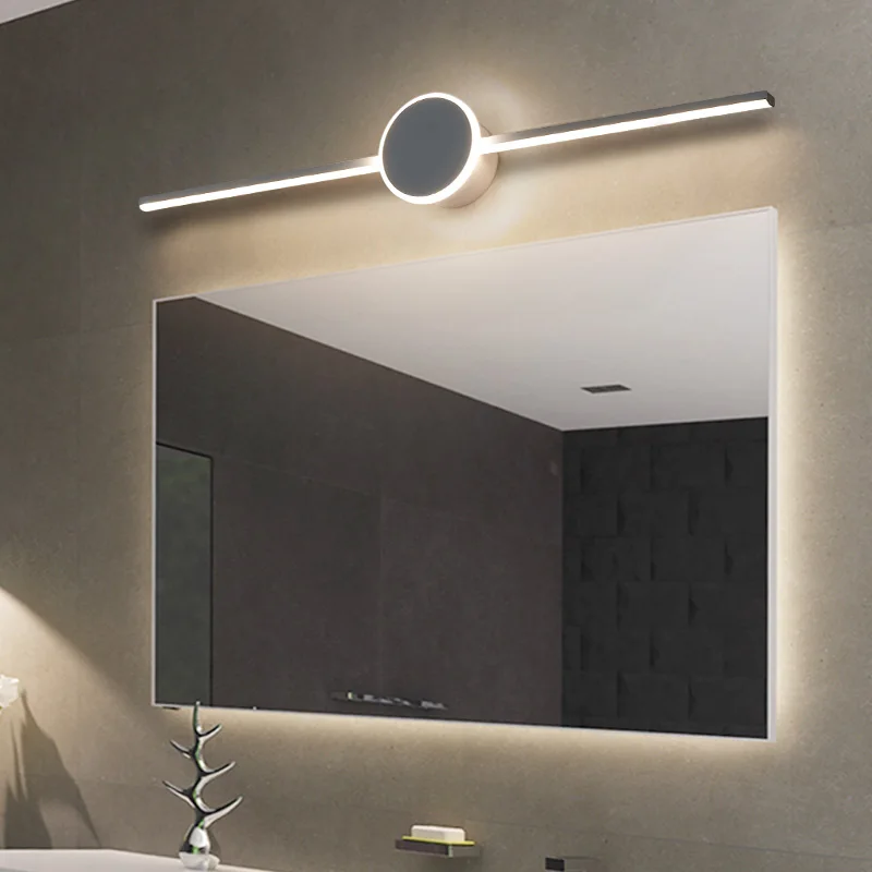 
Wholesale Factory Price Waterproof Led Bathroom Lighting Modern Simple Vanity Lights White Warm Light Wall Lamp Mirror Lamp 