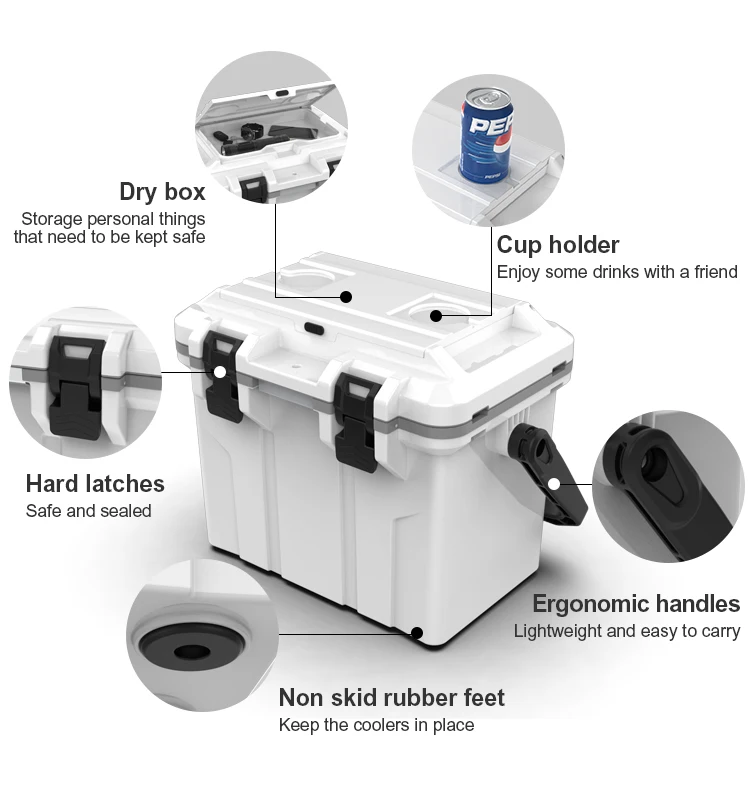 Custom OEM 13.5L 16L portable beer ice chest mini cooler box drink cooler portable wine ice cold box for drinks picnic