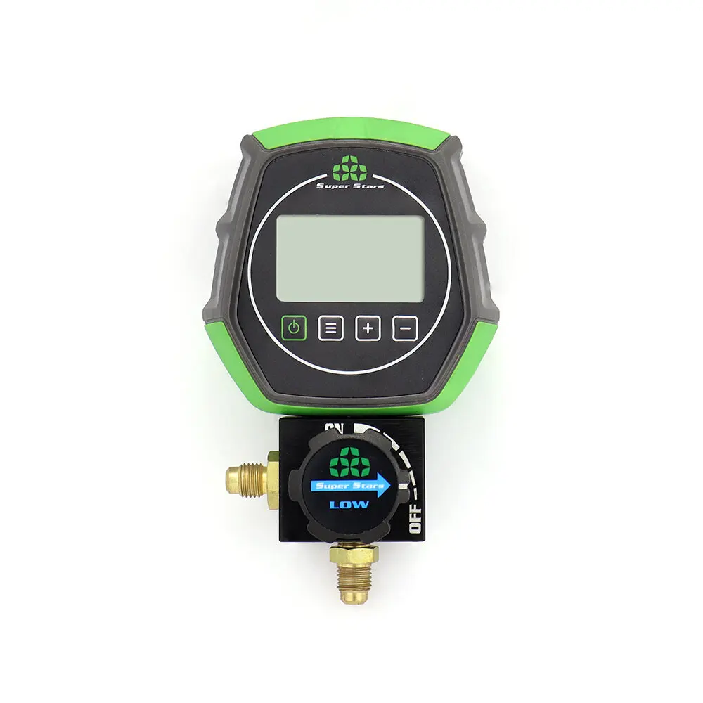 SUPER STARTS ST-B168D Digital Single Meter for R22 R404A R407C R410A Refrigerant Pressure Gauges for Air Conditioner Parts