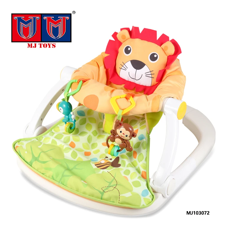 Early Educational Outdoor Camping Plastic Floor Baby Portable Safety Monkeys Lion Cushion Chairs