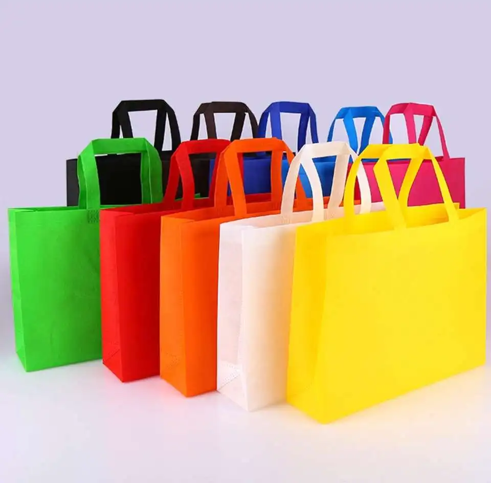 Factory Custom Heavy-Duty Reusable Shopping PP Non-Woven Bag Promotional Logo Printed for Supermarket Use