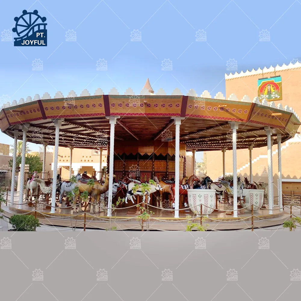 Park Planning Funfair Rides Amusement Park 36 Seats Luxury Carousel Merry Go Round Carousel Rides For Sale