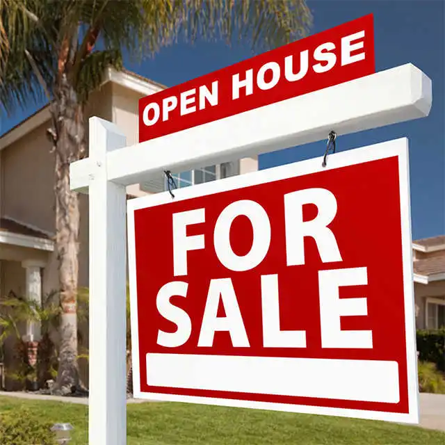 plastic sign board election campaign political signs corrugated pp sheet yard lawn signs