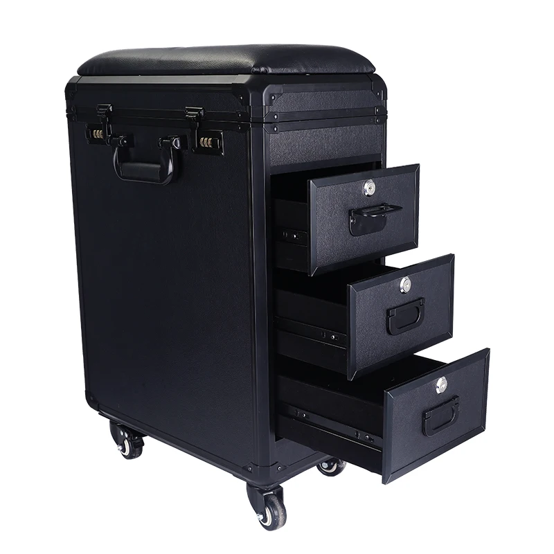 Tattoo High-Capacity  Draw-Bar Box Dual Purpose able Arm Bracket Portable Suitcase Tattoo Trolley Bag Artist Tools Storage Cas