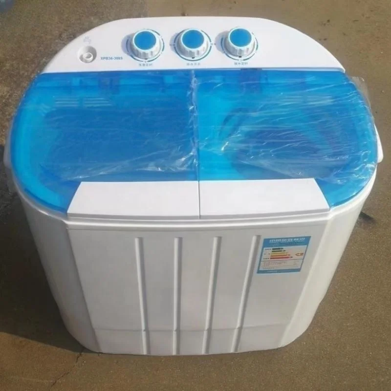 hot selling portable top load mini washer semi automatic washing machine with dryer  laundry machine