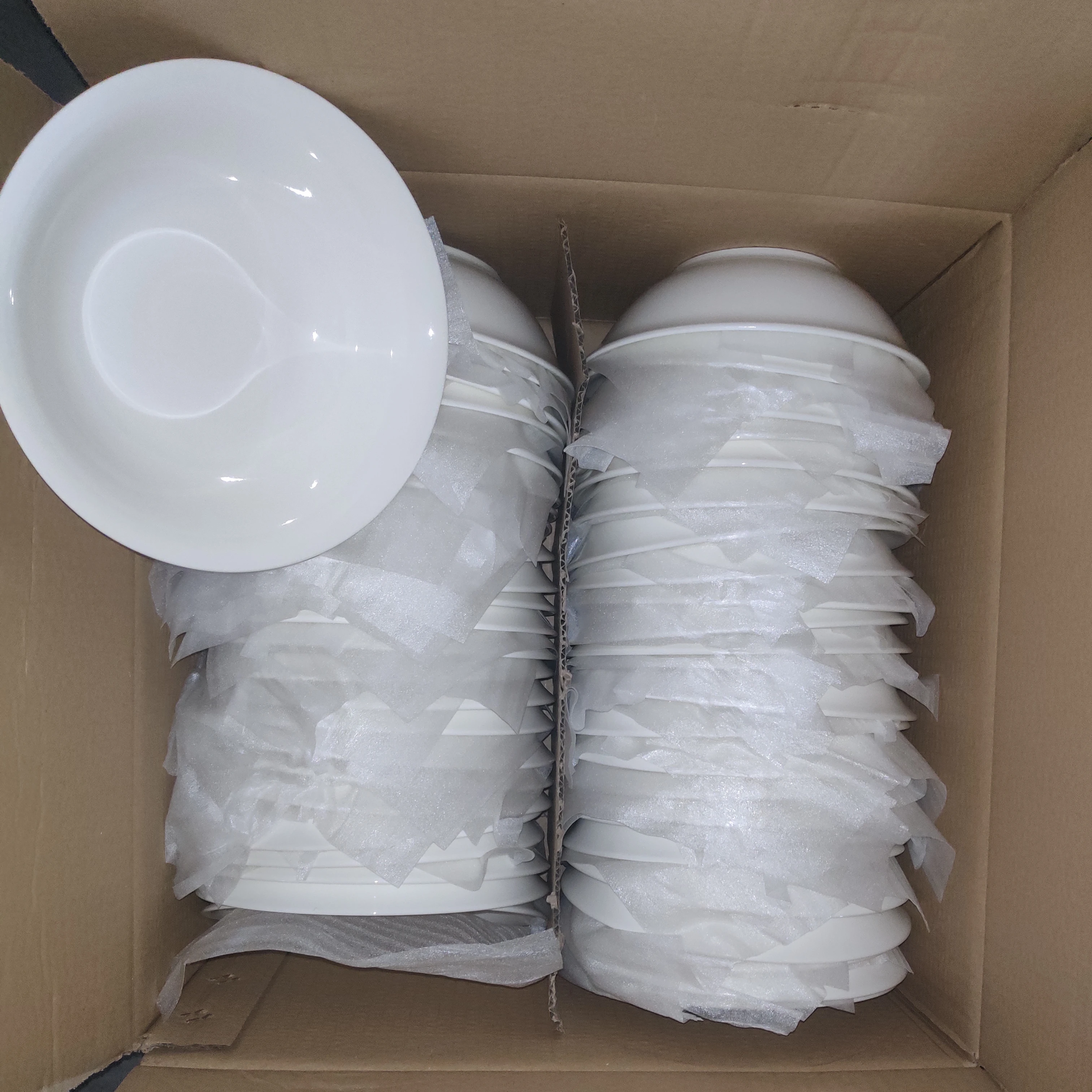 Оптовый Производитель поставщик 5 6 7 8 9 10 дюймов белая керамическая фарфоровая Салатница