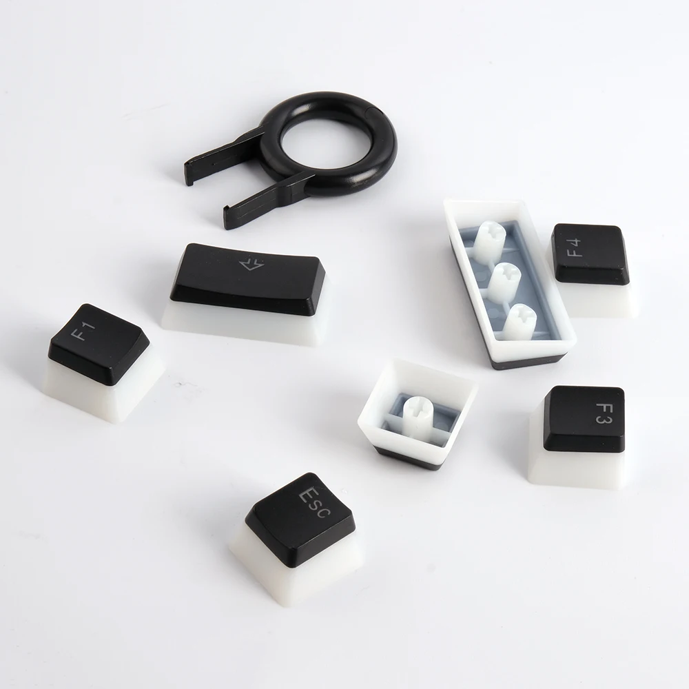Pudding PBT Keycap 104 Custom Mechanical Keyboard Double shot Keycaps Doubleshot Keycap