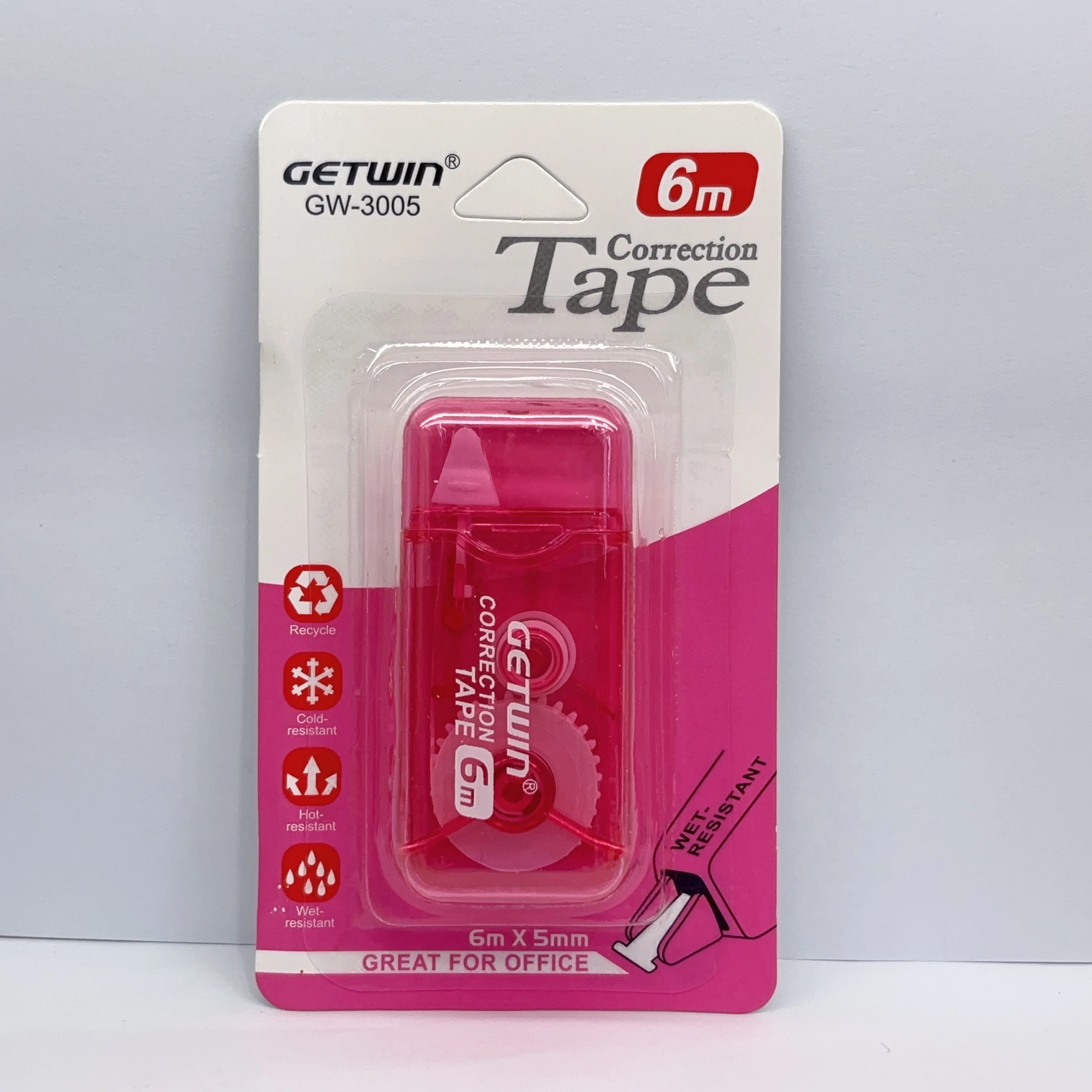 Corrector Promotional Gift Stationery Student Tape,Cute Kawaii Green blue red  Portable Correction Tape